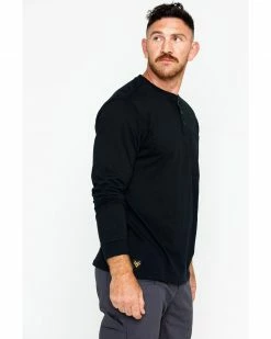 Hawx Men's Pocket Henley Work Shirt - Big & Tall Olive 14 Hawx Men's Pocket Henley Work Shirt - Big & Tall Olive -Hawx Shop 2000242492 001 P5