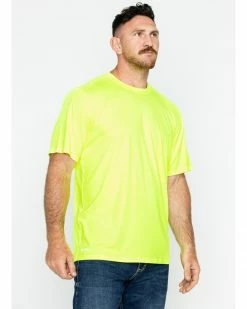 Hawx Men's Short Sleeve Color-Enhanced Cooling Work Tee  Yellow -Hawx Shop 2000243852 700 P1