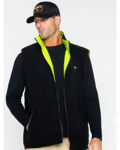 Hawx Men's Reversible Reflective Work Vest Yellow 13 Hawx Men's Reversible Reflective Work Vest Yellow -Hawx Shop 2000252009 700 P5