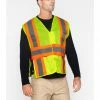 Hawx Men's 2-Tone Mesh Work Vest Yellow 1 Hawx Men's 2-Tone Mesh Work Vest Yellow -Hawx Shop 2000252011 700 P1