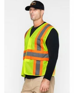 Hawx Men's 2-Tone Mesh Work XL Vest - Big & Tall Yellow 11 Hawx Men's 2-Tone Mesh Work XL Vest - Big & Tall Yellow -Hawx Shop 2000252012 700 P4