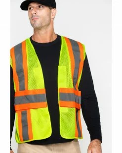 Hawx Men's 2-Tone Mesh Work XL Vest - Big & Tall Yellow 12 Hawx Men's 2-Tone Mesh Work XL Vest - Big & Tall Yellow -Hawx Shop 2000252012 700 P5