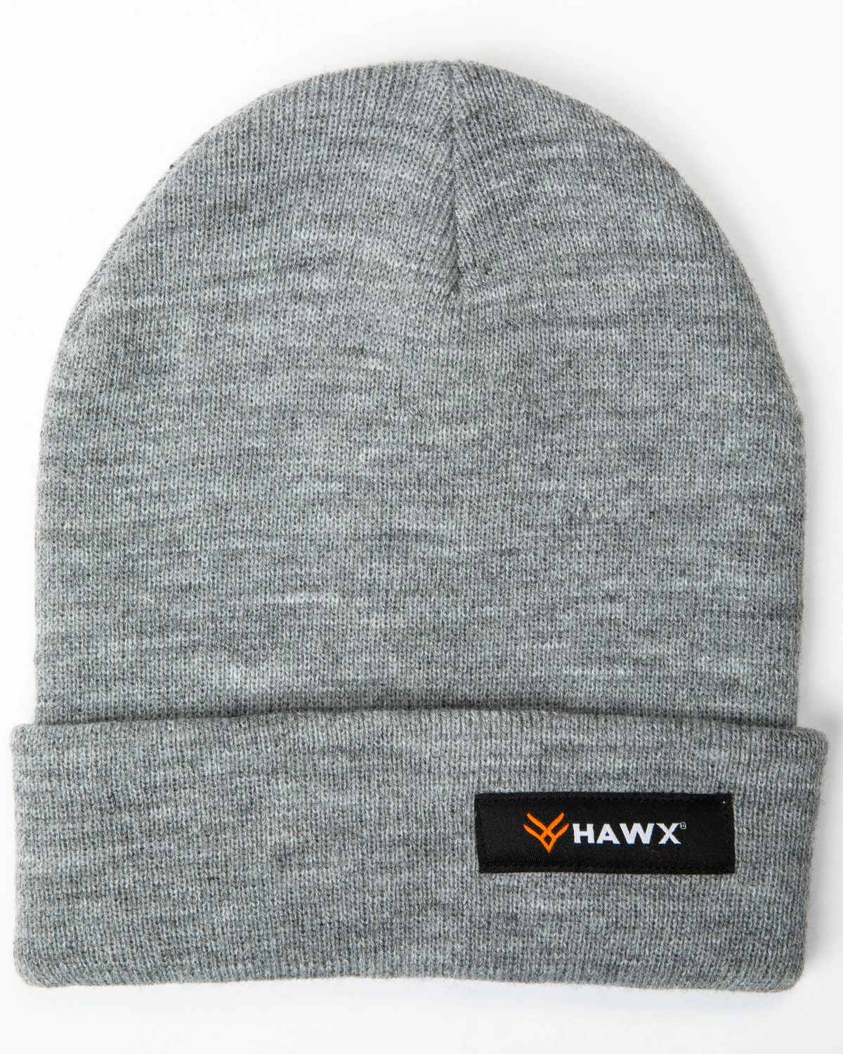 Hawx® Men's Heather Grey Logo Bar Beanie 5 Hawx® Men's Heather Grey Logo Bar Beanie - Image 3