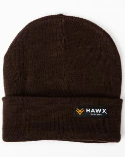 Hawx Men's Brown Logo Bar Beanie 7 Hawx Men's Brown Logo Bar Beanie -Hawx Shop 2000258233 200 P1 1
