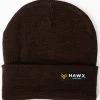 Hawx Men's Brown Logo Bar Beanie 1 Hawx Men's Brown Logo Bar Beanie -Hawx Shop 2000258233 200 P1