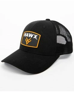 Hawx® Men's Black Patch Logo Trucker Cap -Hawx Shop 2000258261 001 P1 1