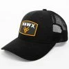 Hawx® Men's Black Patch Logo Trucker Cap 1 Hawx® Men's Black Patch Logo Trucker Cap -Hawx Shop 2000258261 001 P1