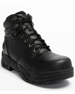 Hawx Men's Enforcer Black Lace-Up Work Boots - Composite Toe