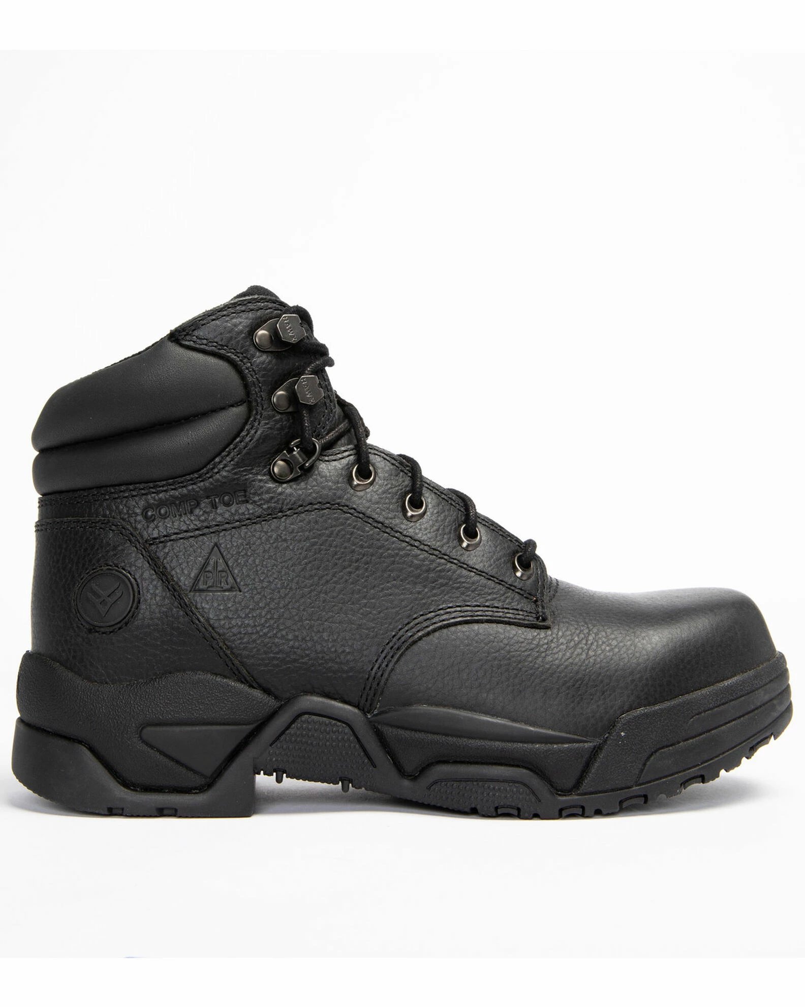 Hawx Men's Enforcer Black Lace-Up Work Boots - Composite Toe 5 Hawx Men's Enforcer Black Lace-Up Work Boots - Composite Toe - Image 3