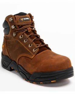 Hawx Men's Brown Enforcer Lace-Up Work Boots - Composite Toe