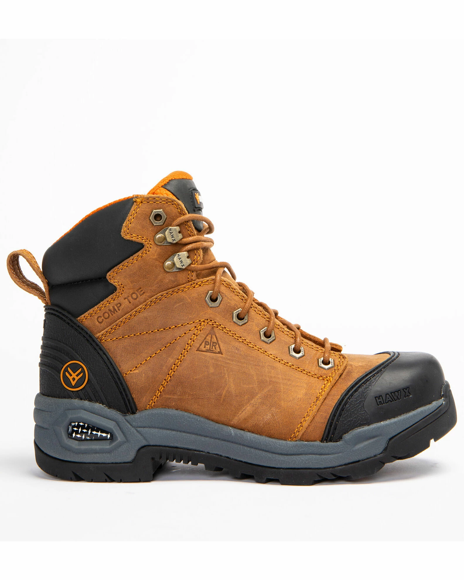 Hawx Men's Lace To Toe Hiker Boots - Round Toe 3 Hawx Men's Lace To Toe Hiker Boots - Round Toe - Image 2