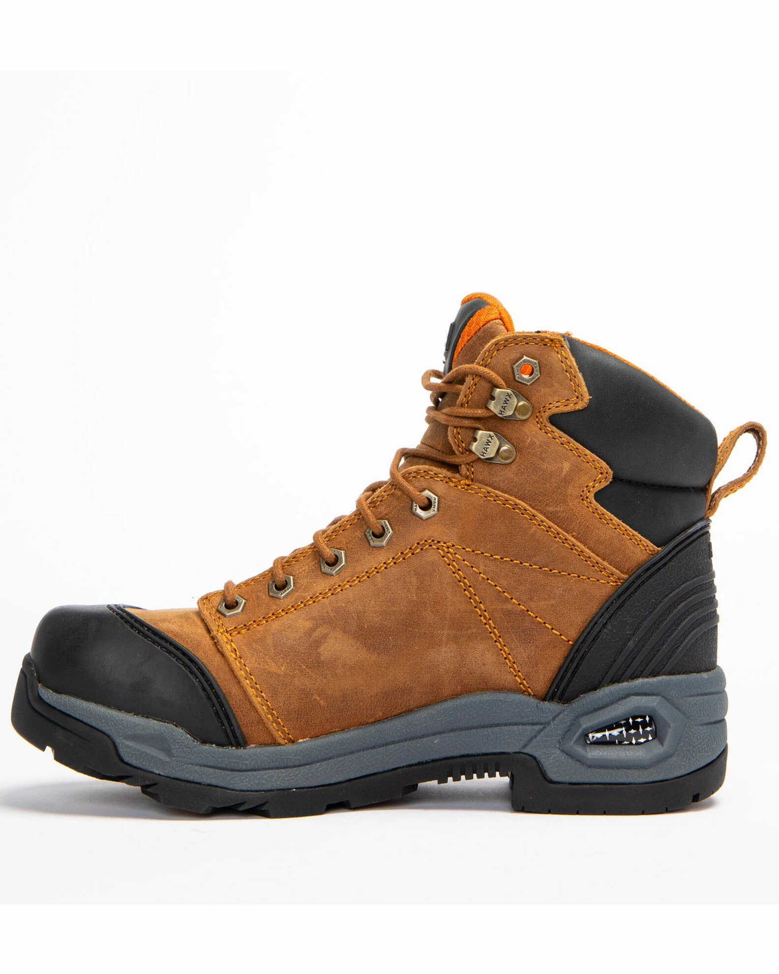 Hawx Men's Lace To Toe Hiker Boots - Round Toe 4 Hawx Men's Lace To Toe Hiker Boots - Round Toe - Image 3