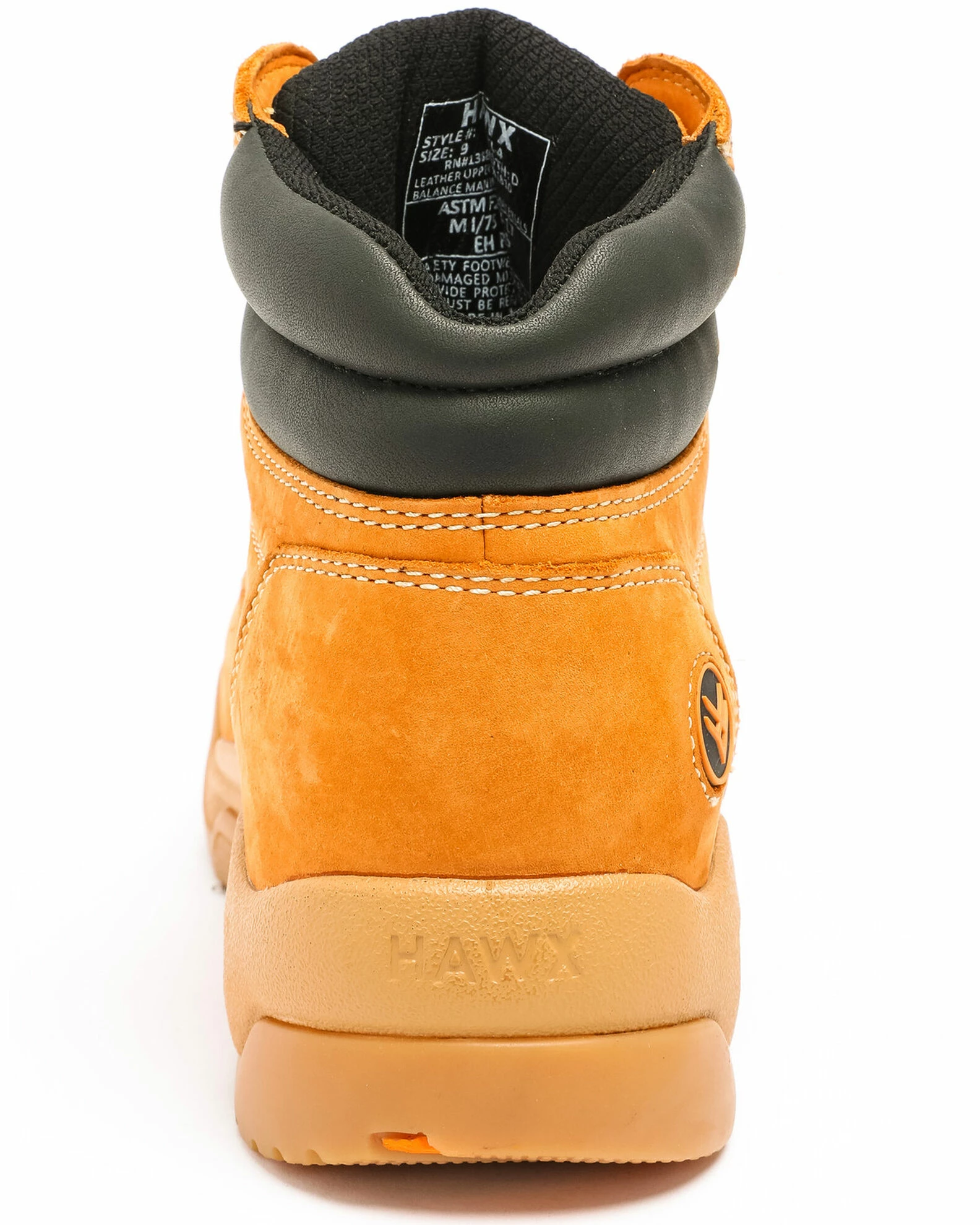 Hawx Men's Wheat Enforcer Lace-Up Work Boots - Round Toe 5 Hawx Men's Wheat Enforcer Lace-Up Work Boots - Round Toe - Image 3