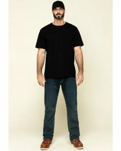 Hawx Men's Black Pocket Crew Short Sleeve Work T-Shirt - Tall  -Hawx Shop 2000276675 001 P6