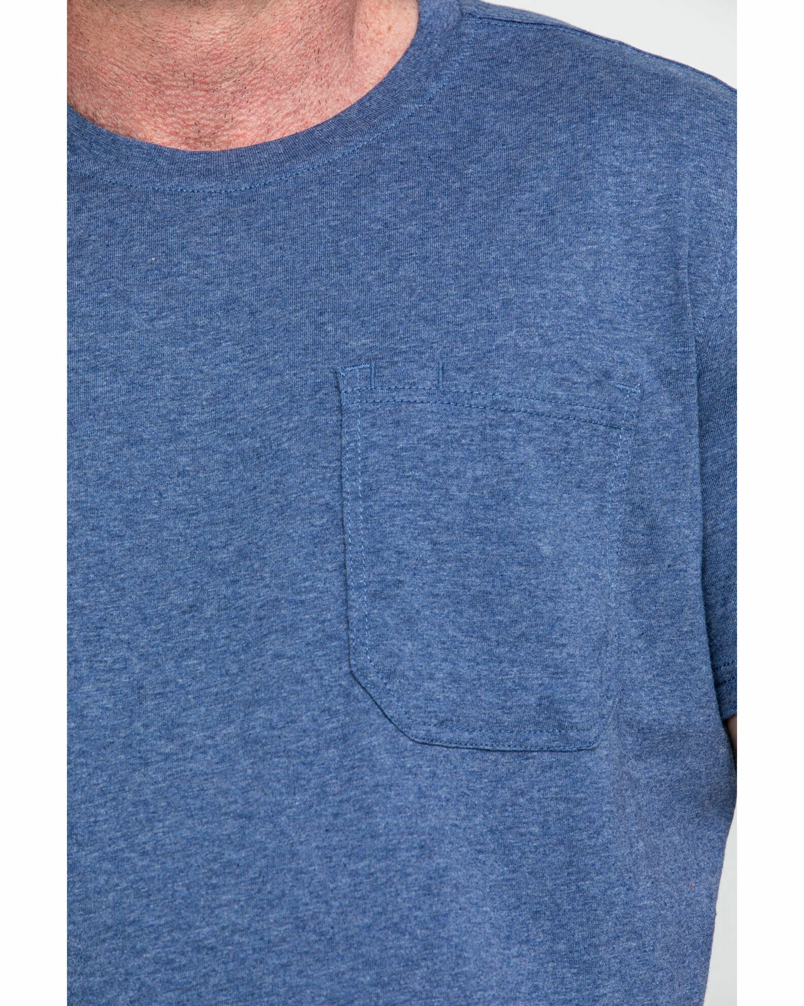 Hawx Men's Pocket Crew Short Sleeve Work T-Shirt Charcoal 6 Hawx Men's Pocket Crew Short Sleeve Work T-Shirt Charcoal - Image 4