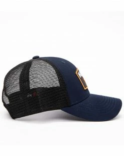 Hawx Men's Navy Rubber Patch Trucker Cap -Hawx Shop 2000279320 410 P3
