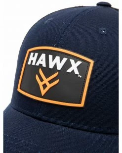 Hawx Men's Navy Rubber Patch Trucker Cap -Hawx Shop 2000279320 410 P6
