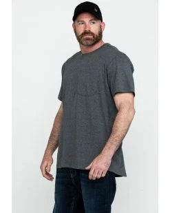 Hawx Men's Green Pocket Crew Short Sleeve Work T-Shirt - Big  Charcoal -Hawx Shop 2000280078 022 P3