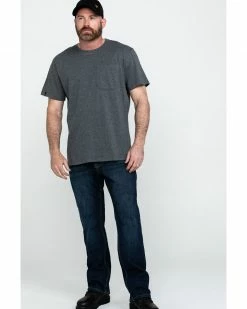 Hawx Men's Green Pocket Crew Short Sleeve Work T-Shirt - Big  Charcoal -Hawx Shop 2000280078 022 P6