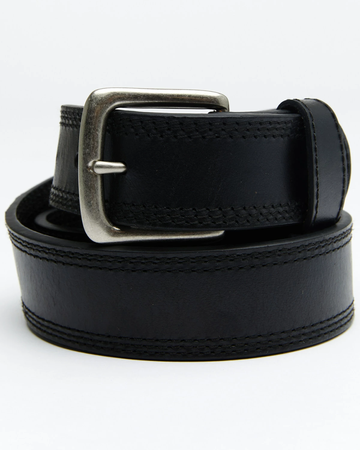 Hawx Men's Triple Stitch Work Belt Black 5 Hawx Men's Triple Stitch Work Belt Black - Image 3