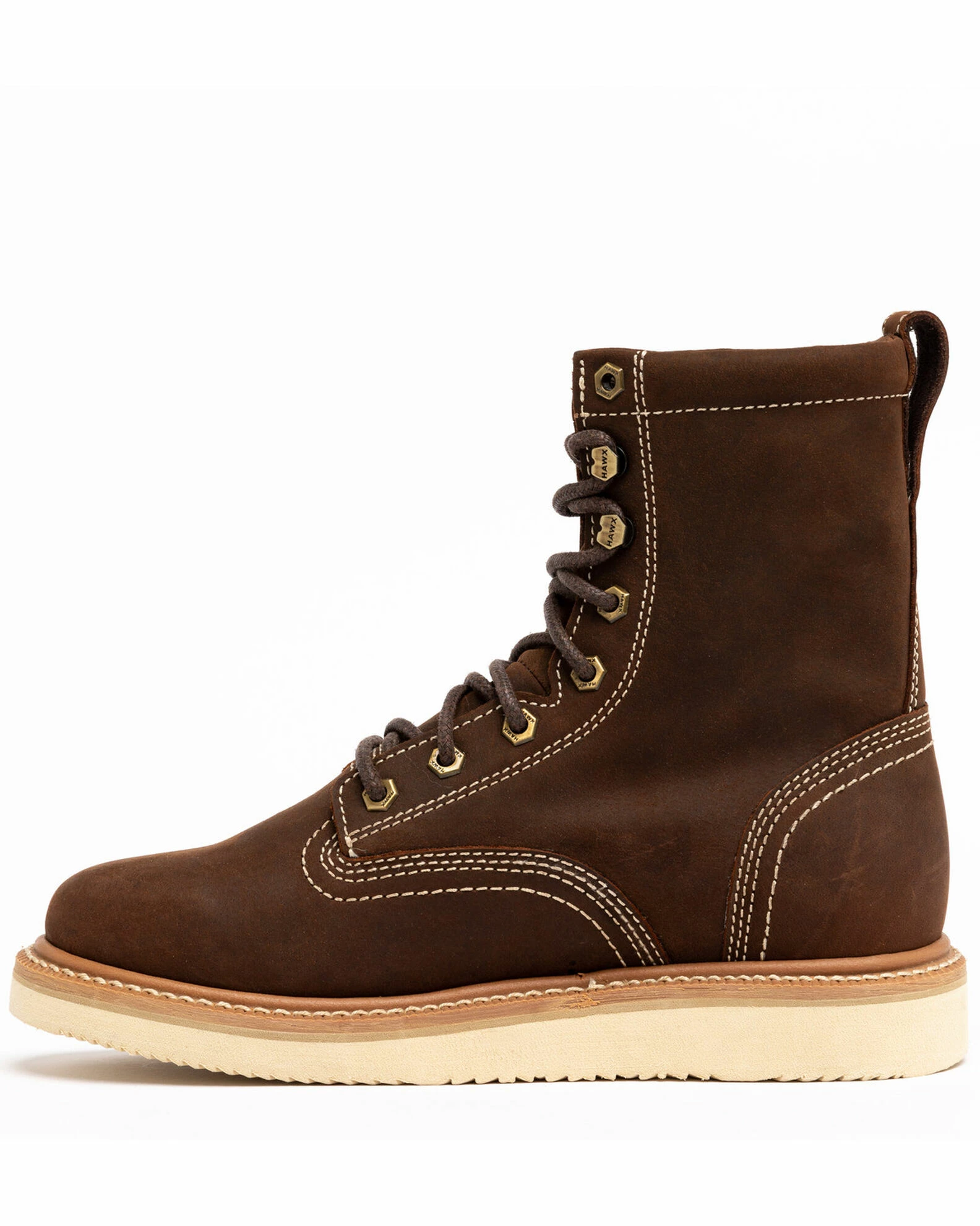 Hawx Men's 8" Lacer Work Boots - Soft Toe 5 Hawx Men's 8" Lacer Work Boots - Soft Toe - Image 3