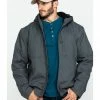 Hawx Men's Shadow Grey Canvas Quilted Bi-Swing Hooded Zip Front Jacket - Tall Dark Grey 2 Hawx Men's Shadow Grey Canvas Quilted Bi-Swing Hooded Zip Front Jacket - Tall Dark Grey -Hawx Shop 2000283395 021 P1
