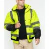 Hawx Men's 3-In-1 Hi-Vis Bomber Work Jacket - Tall Yellow 1 Hawx Men's 3-In-1 Hi-Vis Bomber Work Jacket - Tall Yellow -Hawx Shop 2000283812 700 P1