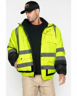 Hawx Men's 3-In-1 Hooded Reversible Bomber Work Jacket - Tall Yellow 15 Hawx Men's 3-In-1 Hooded Reversible Bomber Work Jacket - Tall Yellow -Hawx Shop 2000283813 700 P1 1
