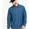 Hawx Men's Stonewashed Denim Snap Western Long Sleeve Work Shirt - Tall Blue 1 Hawx Men's Stonewashed Denim Snap Western Long Sleeve Work Shirt - Tall Blue -Hawx Shop 2000284093 400 P1