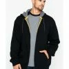Hawx Men's Black Zip-Front Thermal Lined Hooded Jacket - Tall  -Hawx Shop 2000284115 001 P1