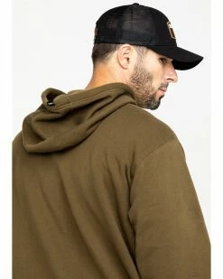 Hawx Men's Olive Logo Sleeve Performance Fleece Hooded Work Sweatshirt 13 Hawx Men's Olive Logo Sleeve Performance Fleece Hooded Work Sweatshirt -Hawx Shop 2000284119 341 P5