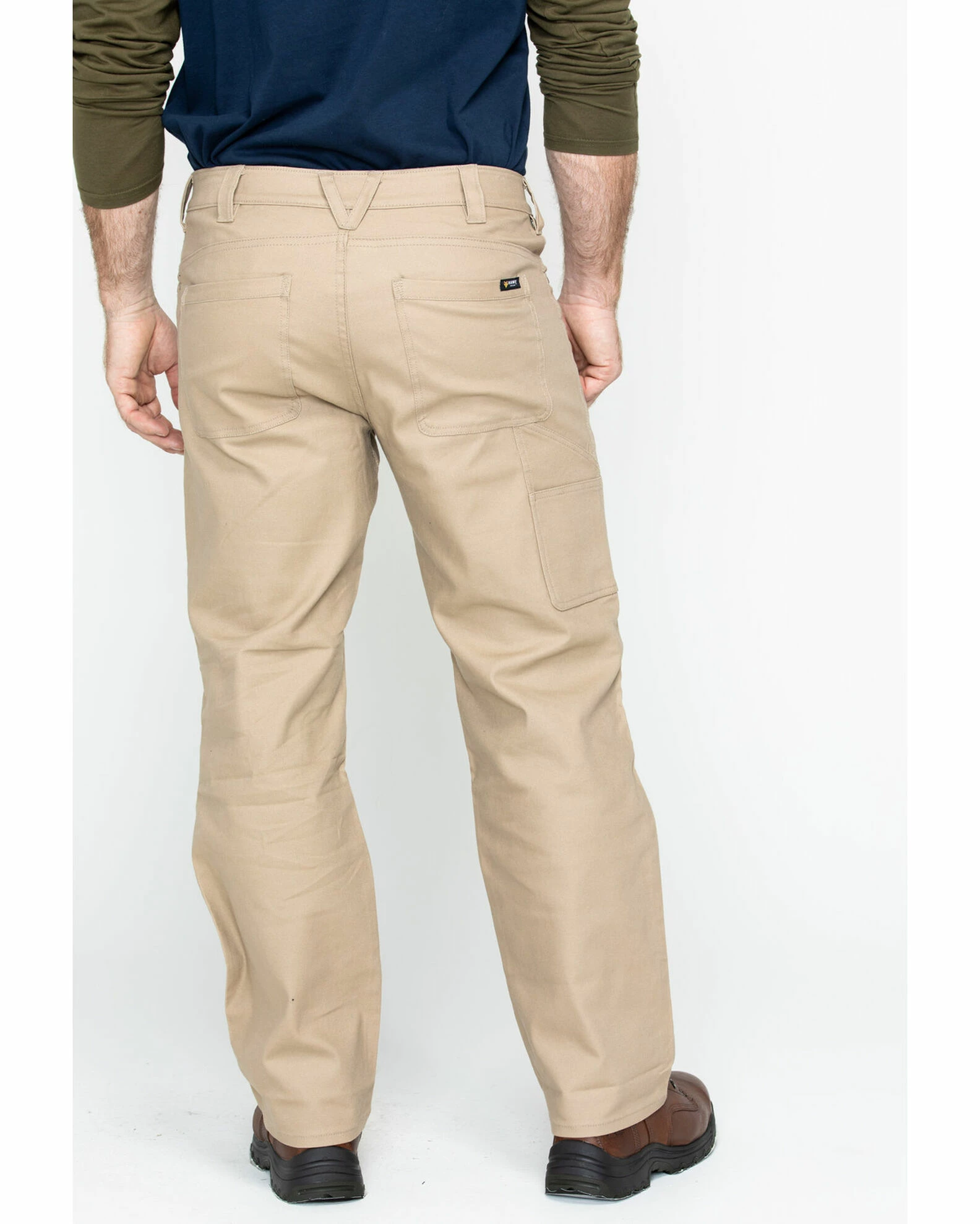 Hawx Men's Stretch Canvas Utility Work Pants - Big Beige/khaki 4 Hawx Men's Stretch Canvas Utility Work Pants - Big Beige/khaki - Image 2