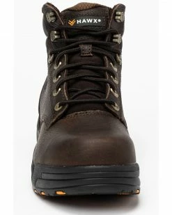 Hawx Men's Chocolate Blucher Work Boots - Composite Toe -Hawx Shop 2000289850 200 P4