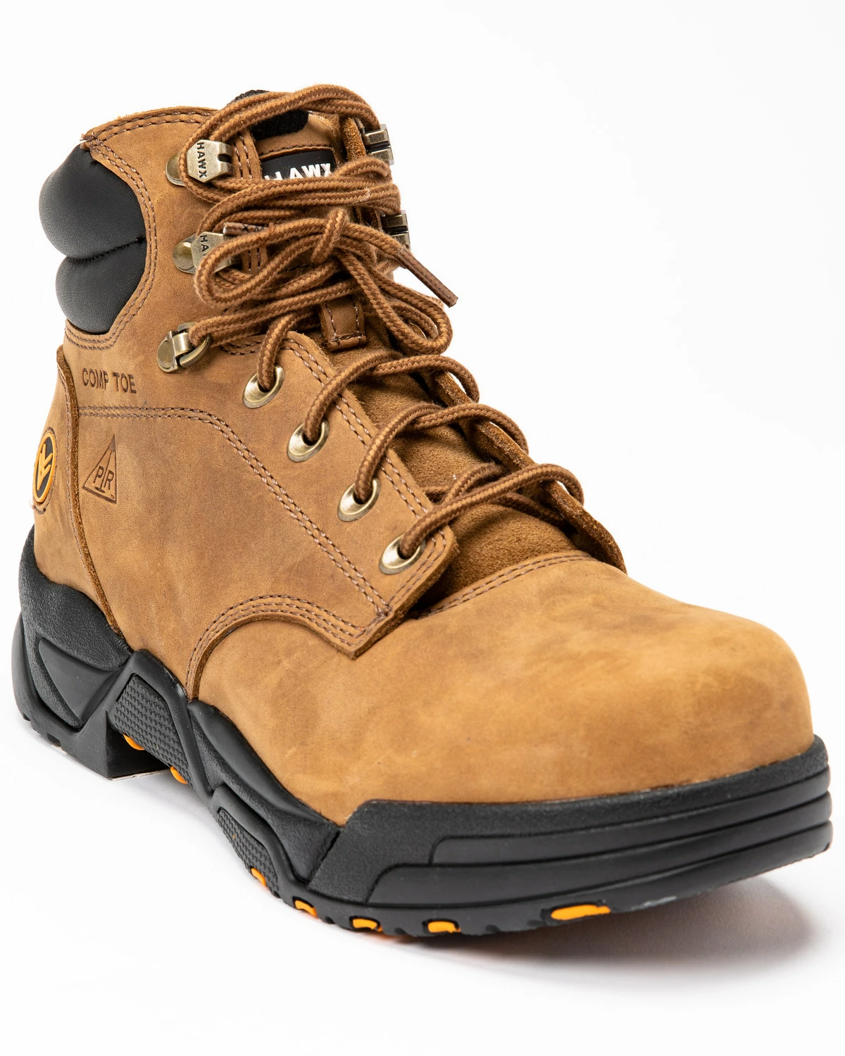 Hawx Men's Enforcer Lace-Up Work Boots - Composite Toe Brown 10 Hawx Men's Enforcer Lace-Up Work Boots - Composite Toe Brown - Image 8