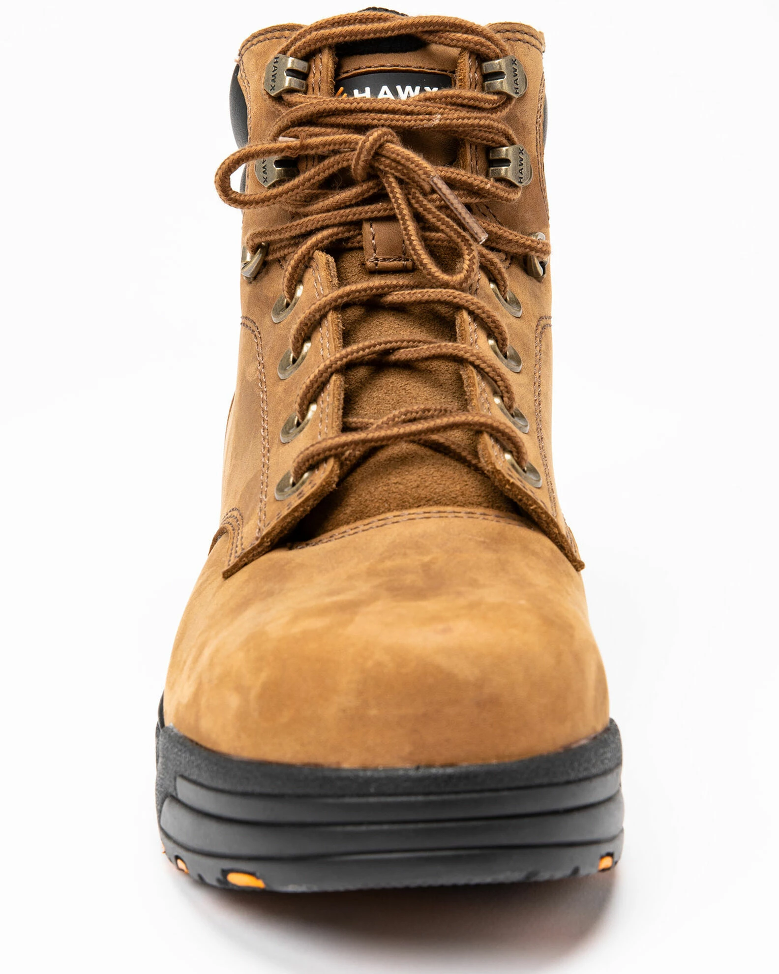 Hawx Men's Enforcer Lace-Up Work Boots - Composite Toe Brown 6 Hawx Men's Enforcer Lace-Up Work Boots - Composite Toe Brown - Image 4