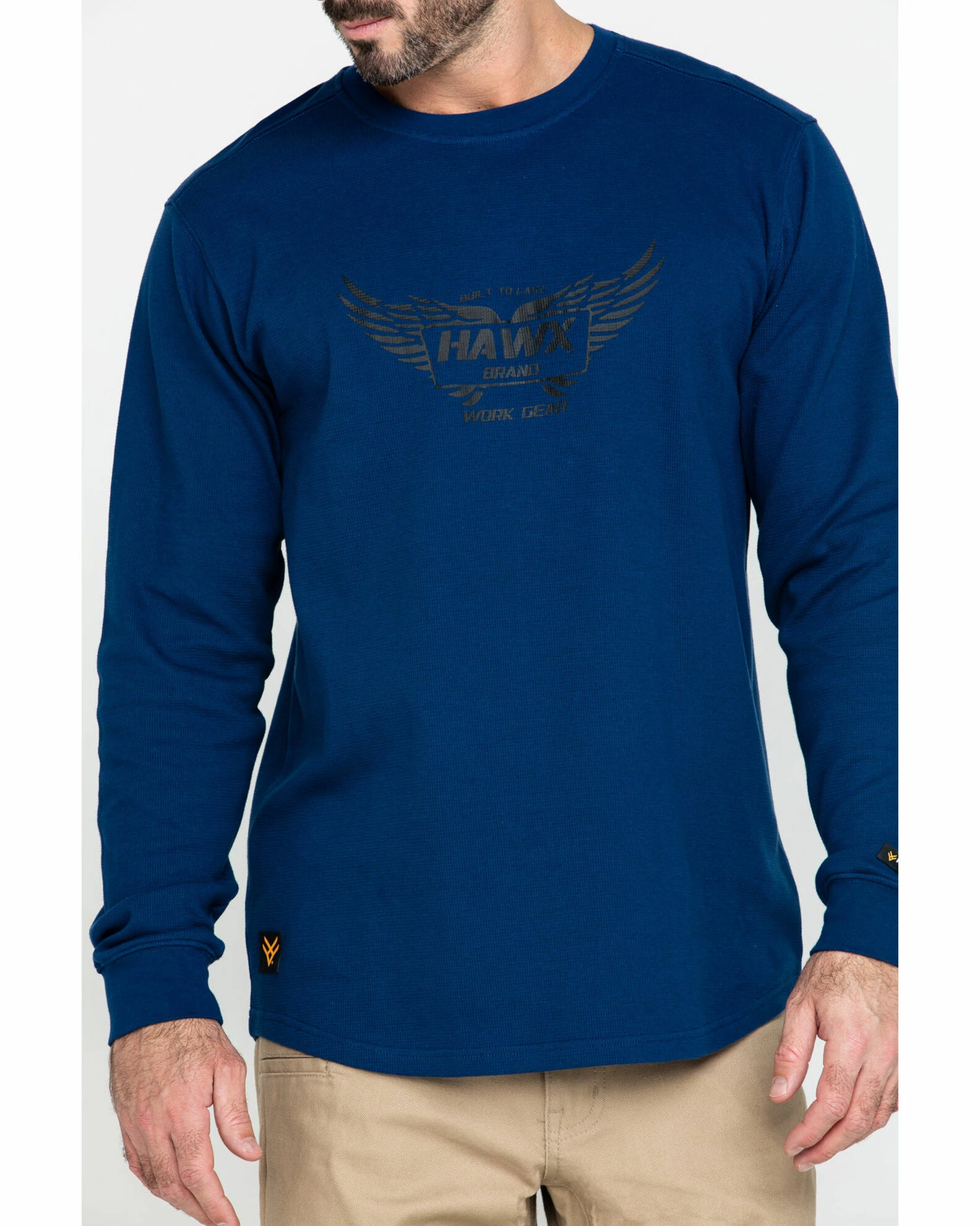 Hawx Men's Wings Graphic Thermal Long Sleeve Work T-Shirt - Big & Tall 6 Hawx Men's Wings Graphic Thermal Long Sleeve Work T-Shirt - Big & Tall - Image 4