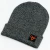 Hawx® Men's Heather Charcoal Logo Patch Beanie  -Hawx Shop 2000291250 022 P1