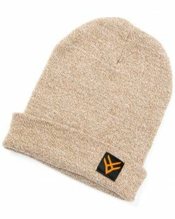 Hawx® Men's Heather Brown Logo Patch Beanie Lt Brown 9 Hawx® Men's Heather Brown Logo Patch Beanie Lt Brown -Hawx Shop 2000291251 281 P1 1