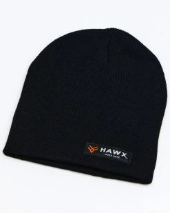 Hawx® Men's Black Bar Logo Skull Cap