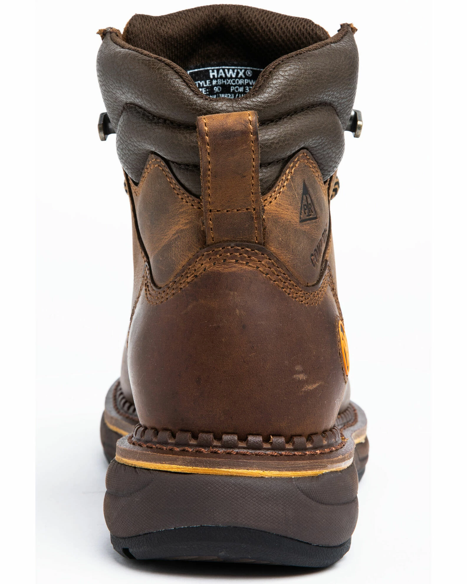 Hawx Men's Crew Chief Work Boots - Composite Toe Dark Brown 7 Hawx Men's Crew Chief Work Boots - Composite Toe Dark Brown - Image 5