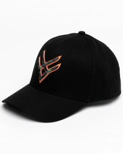 Hawx Men's Camo Logo Puff Ball Cap Black 15 Hawx Men's Camo Logo Puff Ball Cap Black -Hawx Shop 2000296733 001 P1 1