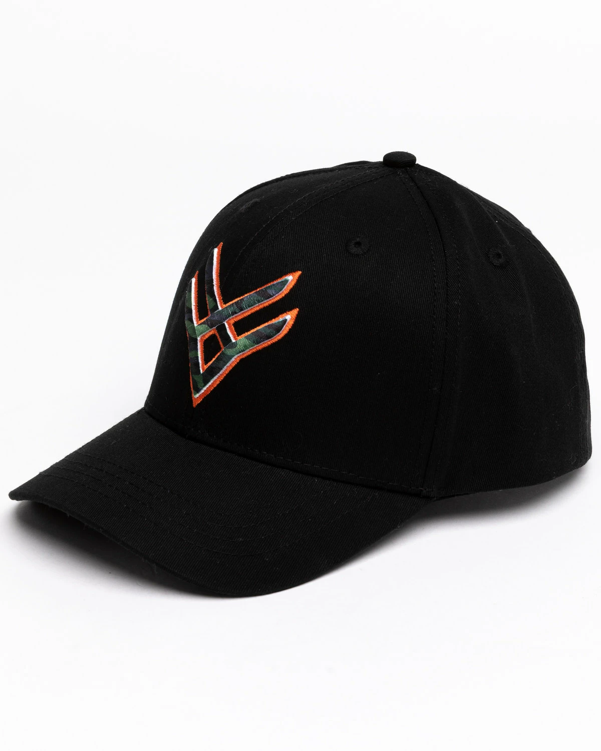 Hawx Men's Camo Logo Puff Ball Cap Black 9 Hawx Men's Camo Logo Puff Ball Cap Black - Image 7