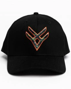 Hawx Men's Camo Logo Puff Ball Cap Black 12 Hawx Men's Camo Logo Puff Ball Cap Black -Hawx Shop 2000296733 001 P4