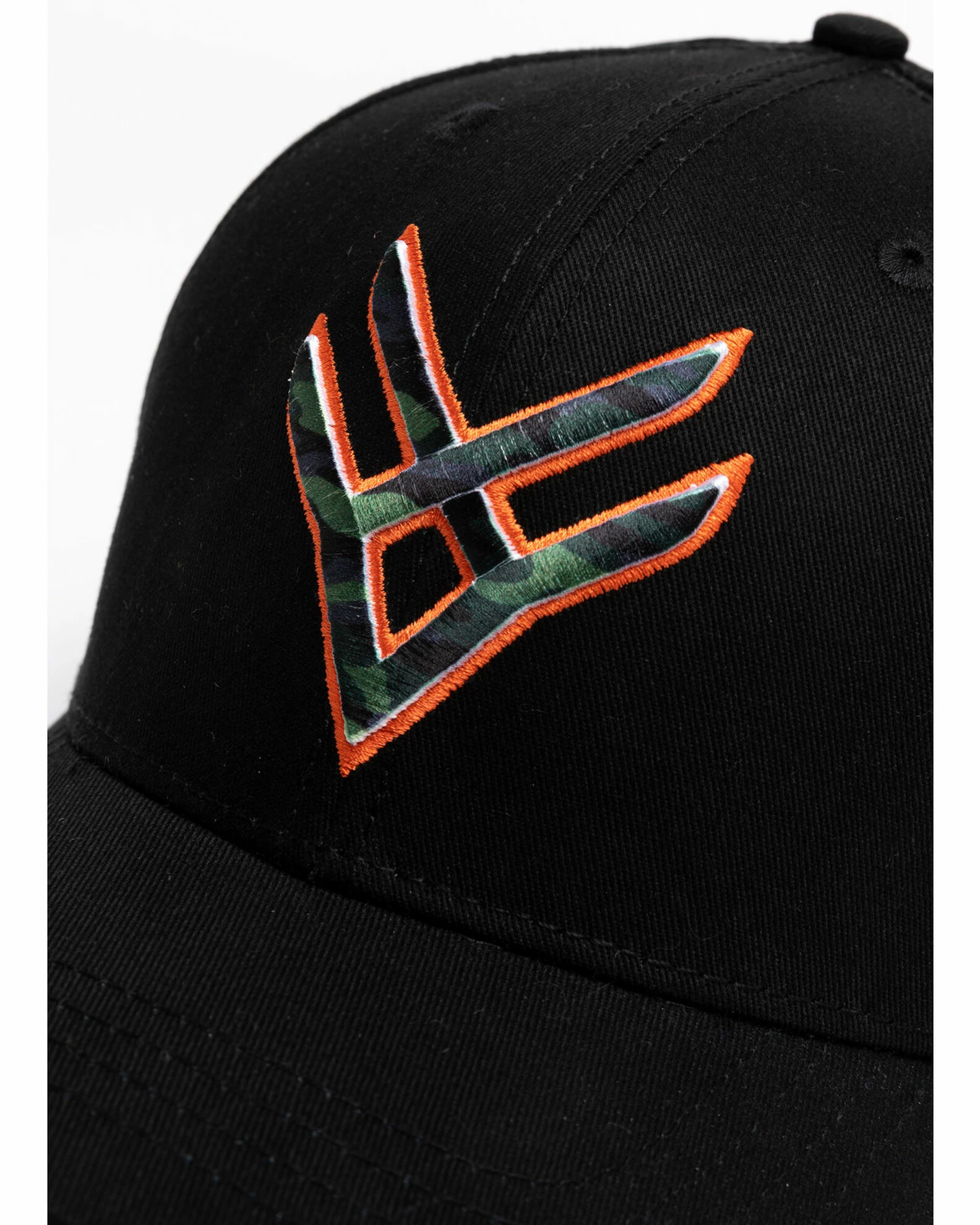 Hawx Men's Camo Logo Puff Ball Cap Black 8 Hawx Men's Camo Logo Puff Ball Cap Black - Image 6