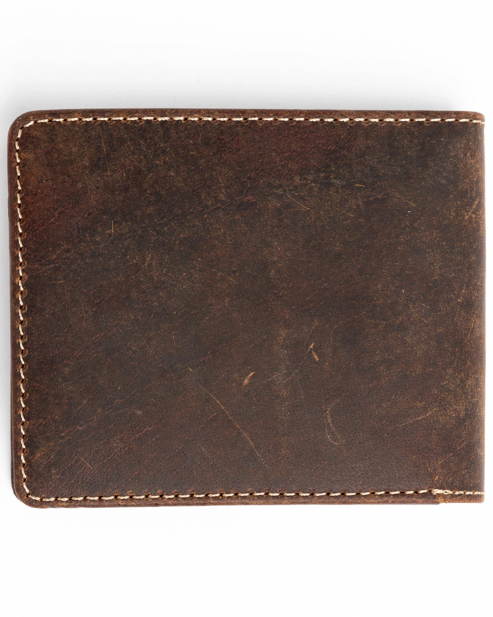 Hawx Men's Bifold Horizontal Wallet Brown 4 Hawx Men's Bifold Horizontal Wallet Brown - Image 2