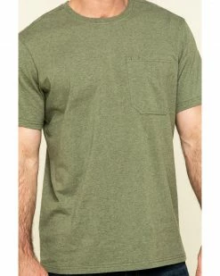 Hawx Men's Olive Solid Pocket Short Sleeve Work T-Shirt  -Hawx Shop 2000297044 341 P4