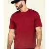 Hawx Men's Red Solid Pocket Short Sleeve Work T-Shirt - Tall 2 Hawx Men's Red Solid Pocket Short Sleeve Work T-Shirt - Tall -Hawx Shop 2000297049 600 P1