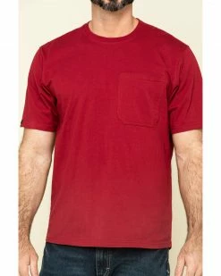 Hawx Men's Red Solid Pocket Short Sleeve Work T-Shirt - Tall 12 Hawx Men's Red Solid Pocket Short Sleeve Work T-Shirt - Tall -Hawx Shop 2000297049 600 P4
