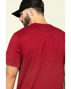 Hawx Men's Red Solid Pocket Short Sleeve Work T-Shirt - Tall 13 Hawx Men's Red Solid Pocket Short Sleeve Work T-Shirt - Tall -Hawx Shop 2000297049 600 P5