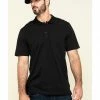 Hawx Men's Black Miller Pique Short Sleeve Work Polo Shirt  -Hawx Shop 2000306730 001 P1